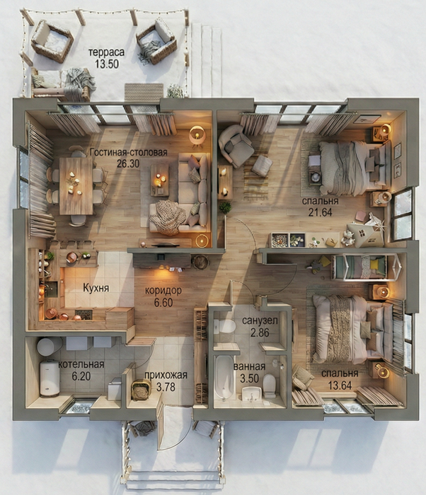 д. Гагарка, ул. Титова, 24А (городской округ Заречный) - фото дома (7)