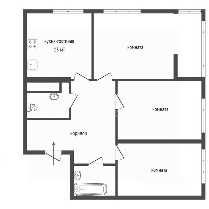 Екатеринбург, ул. Колмогорова, 73к3 (Заречный) - фото квартиры (3)