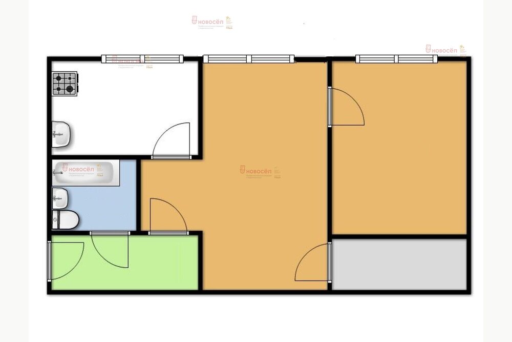 Екатеринбург, ул. Братская, 15 (Вторчермет) - фото квартиры (1)