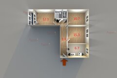 Екатеринбург, ул. Серафимы Дерябиной, 51 (Юго-Западный) - фото квартиры