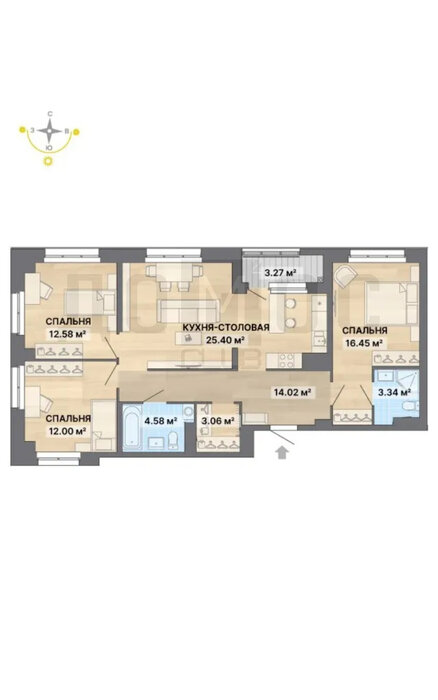 Екатеринбург, ул. Николая Кичигина, 7/2 (Широкая речка) - фото квартиры (1)