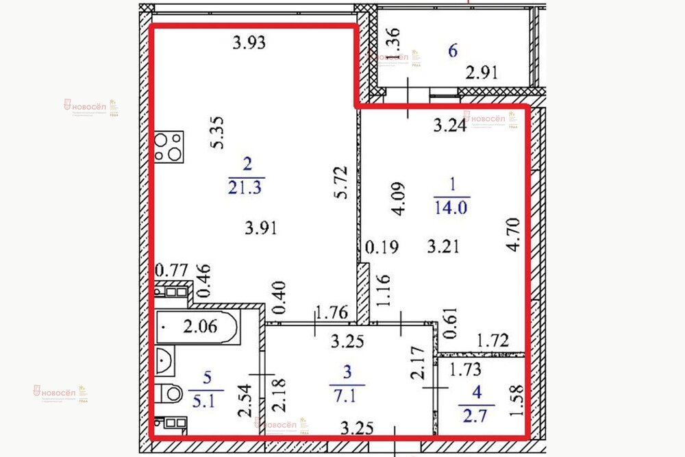 Екатеринбург, ул. Академика Сахарова, 89 (Академический) - фото квартиры (1)