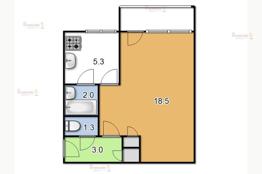 Екатеринбург, ул. Куйбышева, 105 (Центр) - фото квартиры (1)