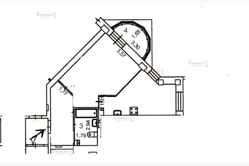 Екатеринбург, ул. Циолковского, 27 (Автовокзал) - фото квартиры (1)