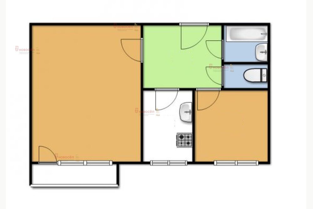 Екатеринбург, ул. Бебеля, 148 (Новая Сортировка) - фото квартиры (1)