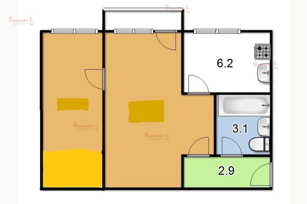 Екатеринбург, ул. Восточная, 164/а (Центр) - фото квартиры (1)
