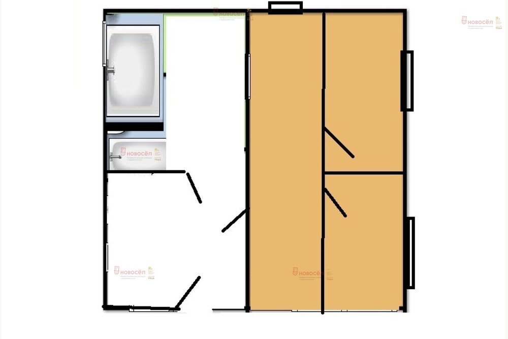 г. Первоуральск, ул. Зеленая, 50 (городской округ Первоуральск) - фото дома (1)