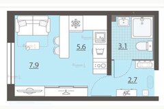 Екатеринбург, ул. Евгения Савкова, 23/2 (Широкая речка) - фото квартиры