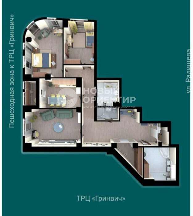 Екатеринбург, ул. Хохрякова, 63 (Центр) - фото квартиры (1)