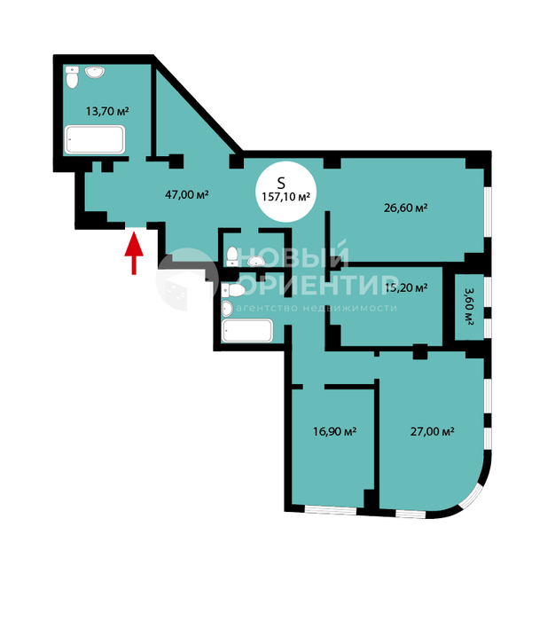 Екатеринбург, ул. Хохрякова, 63 (Центр) - фото квартиры (2)