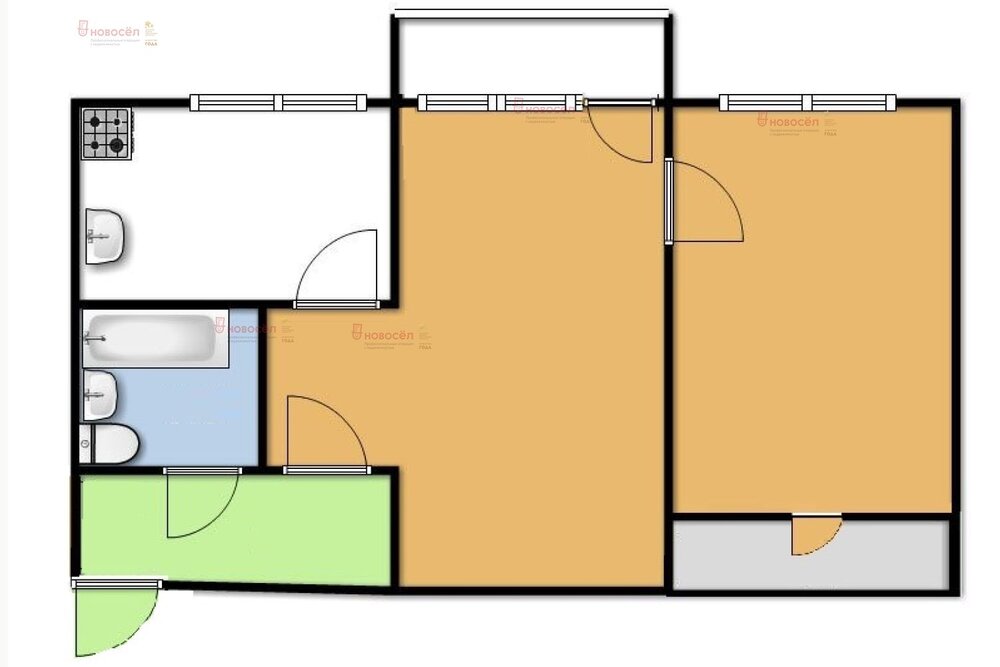 Екатеринбург, ул. Чайковского, 87 (Автовокзал) - фото квартиры (1)