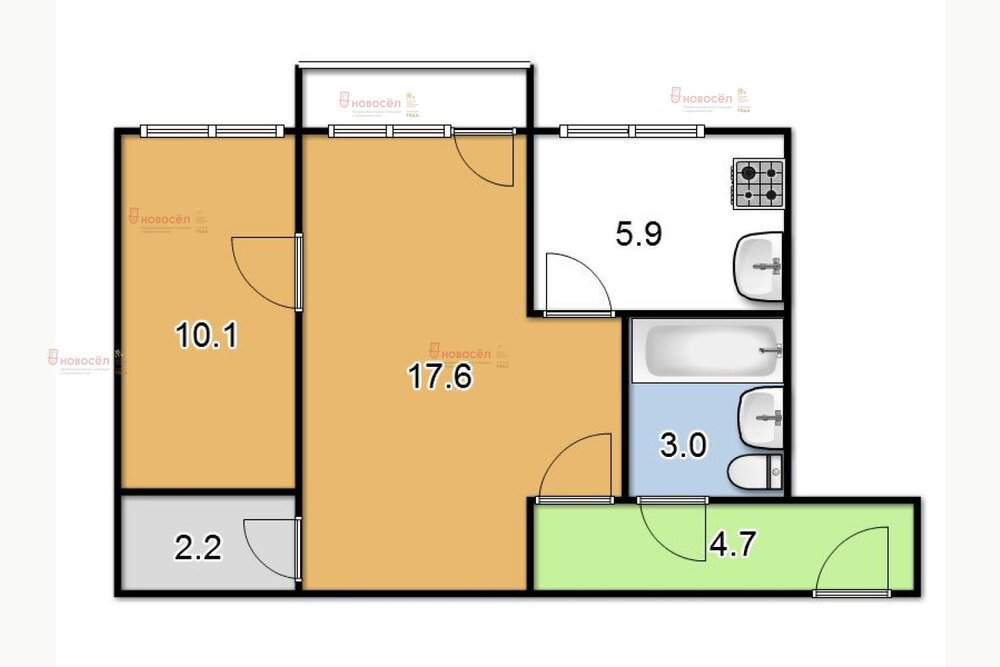 Екатеринбург, ул. Сони Морозовой, 175/а (Центр) - фото квартиры (1)