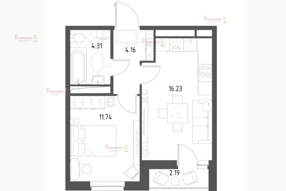Екатеринбург, ул. Таватуйская, 14А/3 (Старая Сортировка) - фото квартиры (1)
