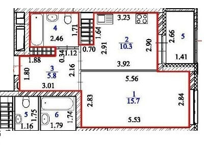 Екатеринбург, ул. Академика Сахарова, 95 (Академический) - фото квартиры (2)