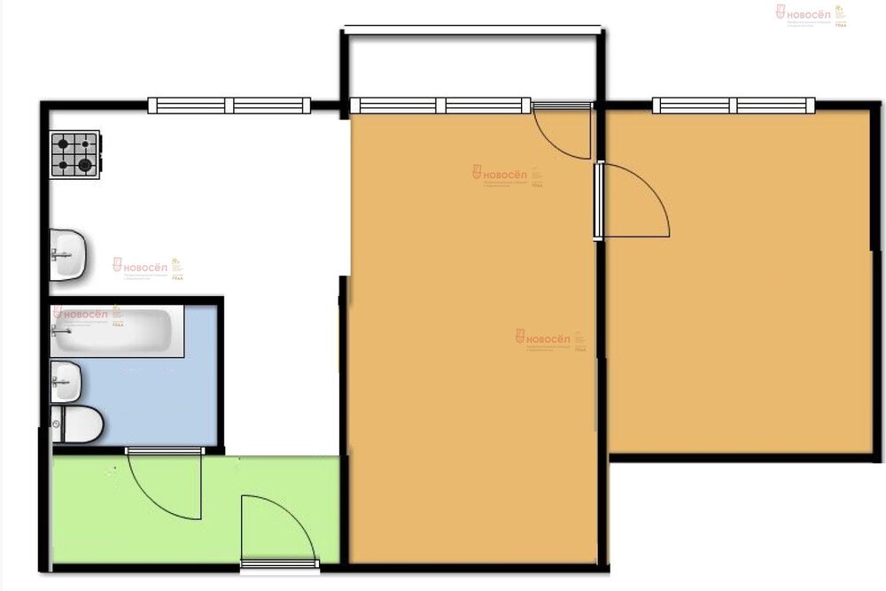 Екатеринбург, ул. Надеждинская, 21 (Старая Сортировка) - фото квартиры (1)
