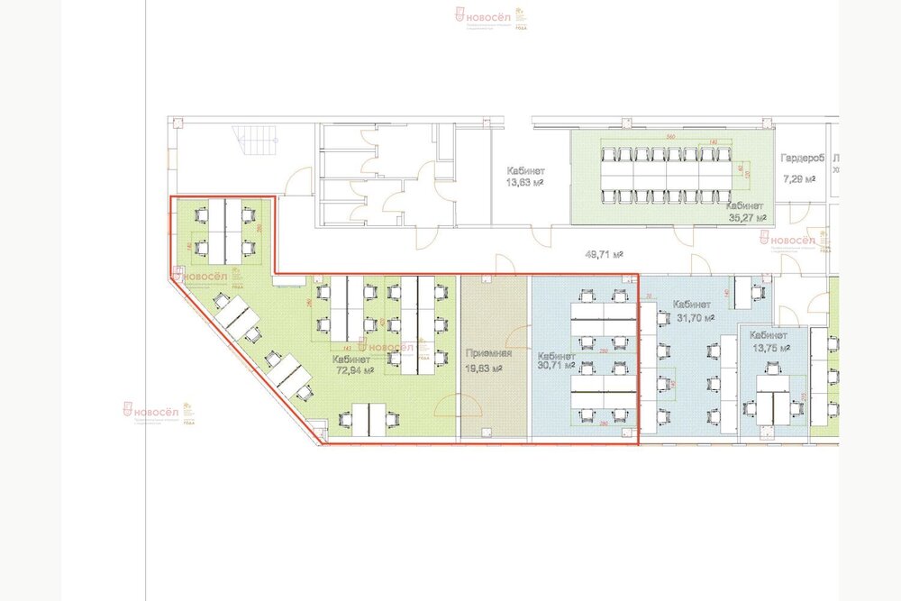 Екатеринбург, ул. Шейнкмана, 123 (Центр) - фото офисного помещения (1)