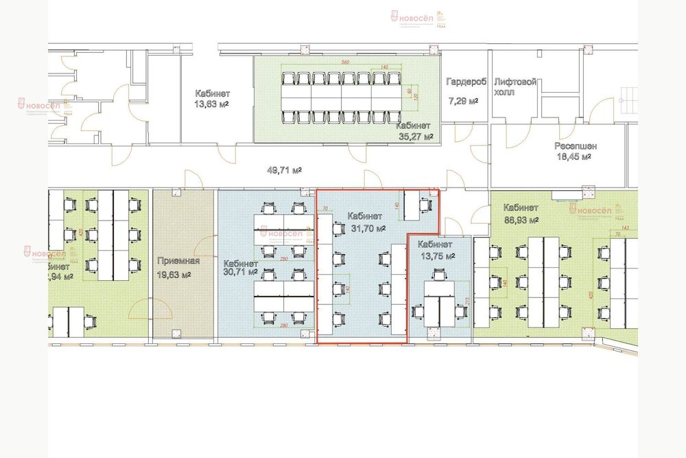 Екатеринбург, ул. Шейнкмана, 123 (Центр) - фото офисного помещения (2)