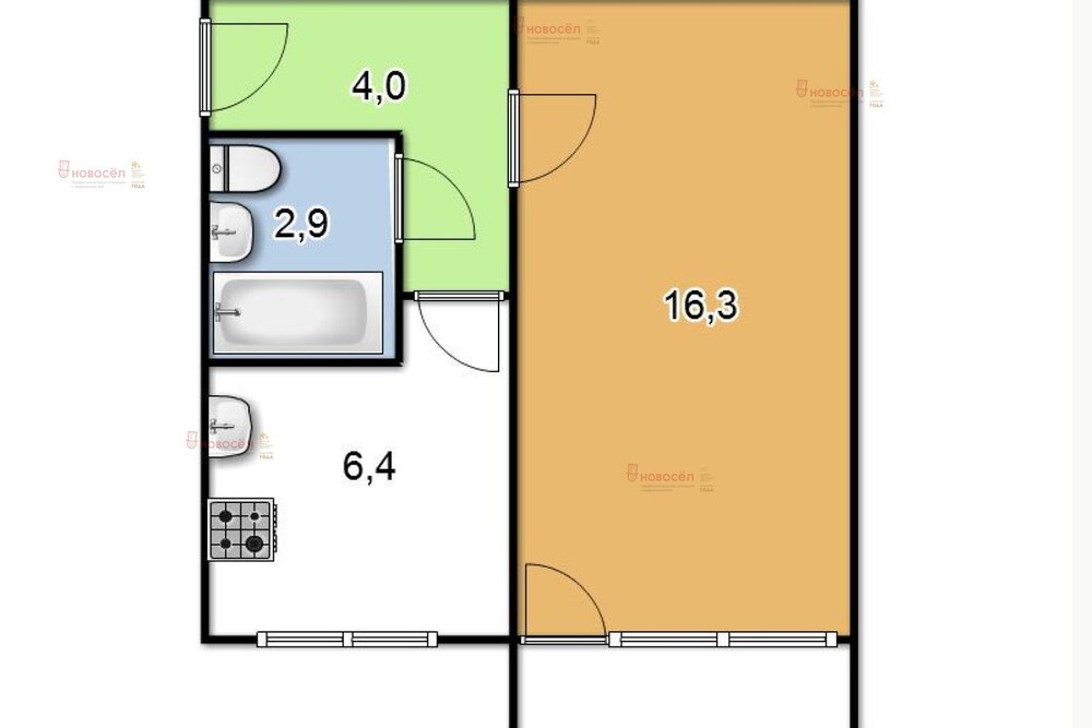 Екатеринбург, ул. Металлургов, 36 (ВИЗ) - фото квартиры (1)