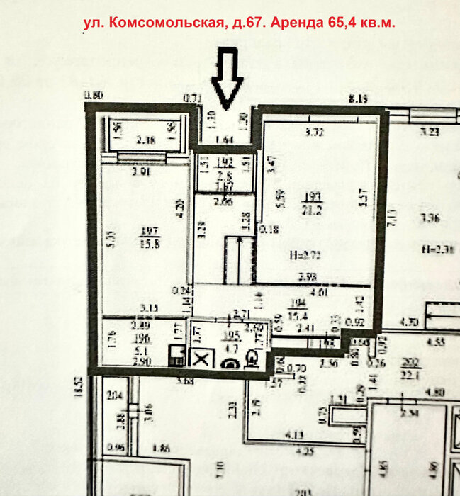 Екатеринбург, ул. Комсомольская, 67 (Втузгородок) - фото торговой площади (4)