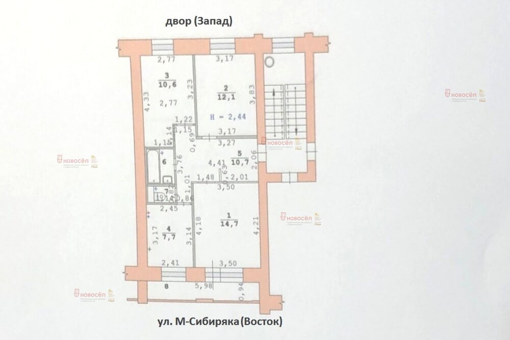 Екатеринбург, ул. Мамина-Сибиряка, 130 (Центр) - фото квартиры (1)
