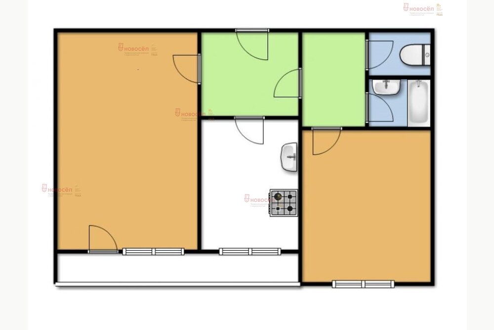 Екатеринбург, ул. Боровая, 29 (Пионерский) - фото квартиры (1)