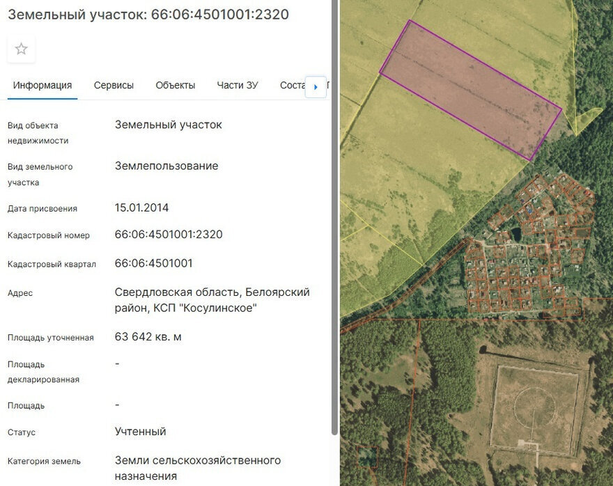 с. Косулино, ул. КСП Косулинское (городской округ Белоярский) - фото земельного участка (1)