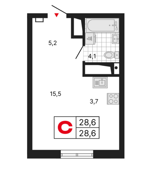 Екатеринбург, ул. Шаумяна, 18 (Юго-Западный) - фото квартиры (4)