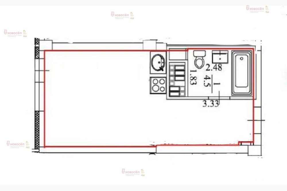 Екатеринбург, ул. микрорайон Светлый, 4 (Уктус) - фото квартиры (2)