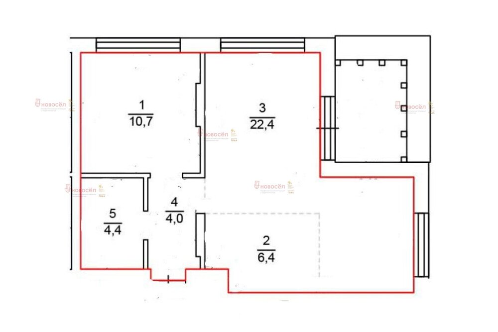 Екатеринбург, ул. Ландау, 7/б (Академический) - фото квартиры (1)