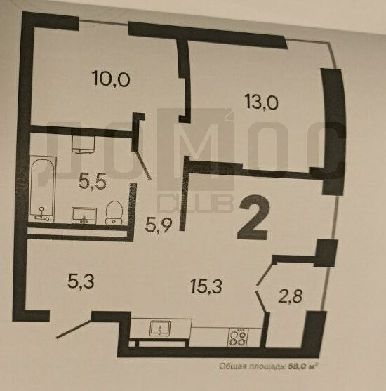 Екатеринбург, ул. Блюхера, 38 (Втузгородок) - фото квартиры (2)