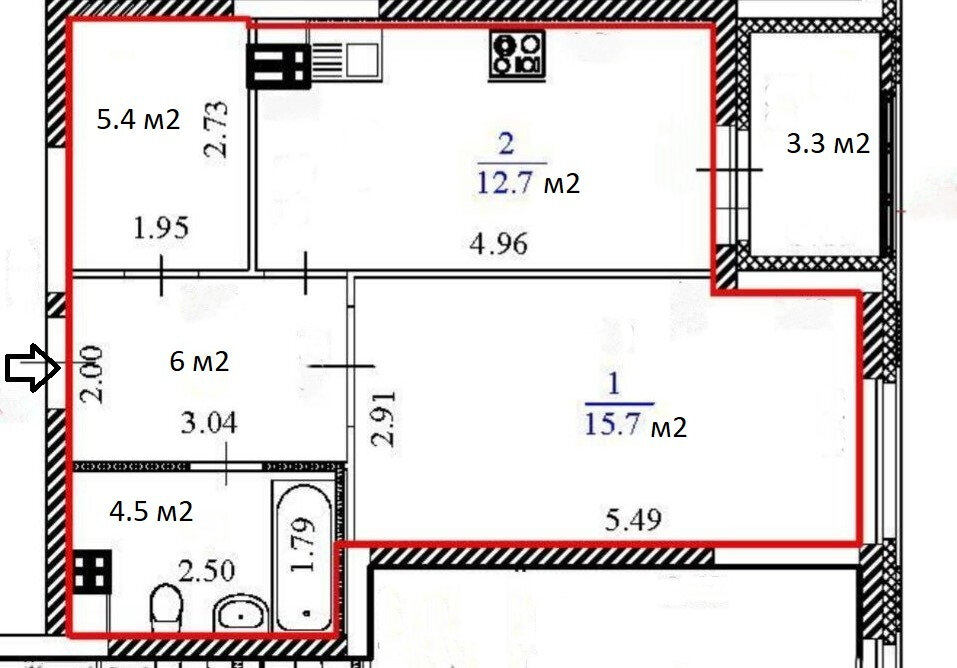 Екатеринбург, ул. Академика Сахарова, 95/3 (Академический) - фото квартиры (4)