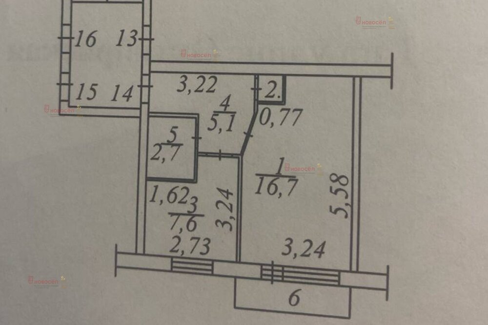 с. Бородулино, ул. Октябрьская, 51 (городской округ Сысертский) - фото квартиры (1)