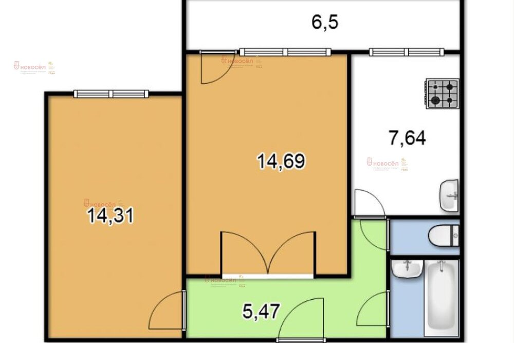 Екатеринбург, ул. Тбилисский, 17 (Ботанический) - фото квартиры (1)