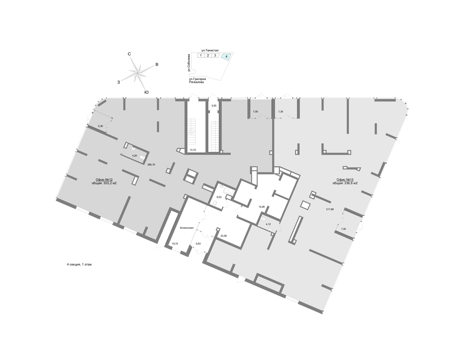 Екатеринбург, ул. Тенистая, 8с5 (Широкая речка) - фото торгового помещения (2)