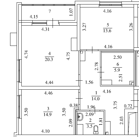 Екатеринбург, ул. Викулова, 24 (ВИЗ) - фото квартиры (5)