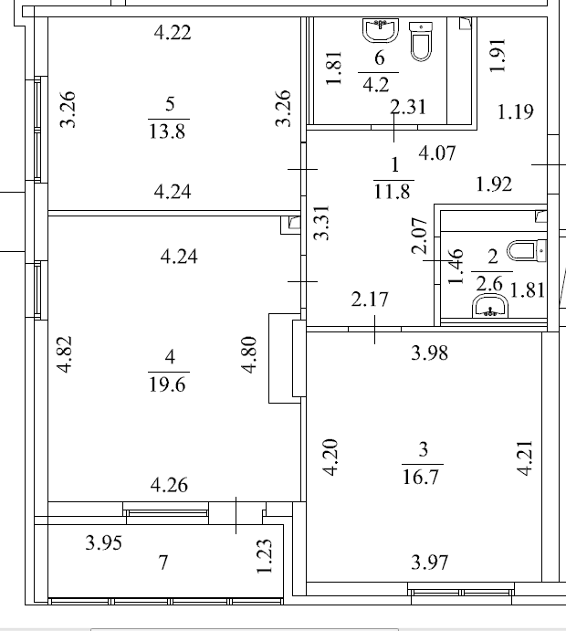 Екатеринбург, ул. Викулова, 24 (ВИЗ) - фото квартиры (2)
