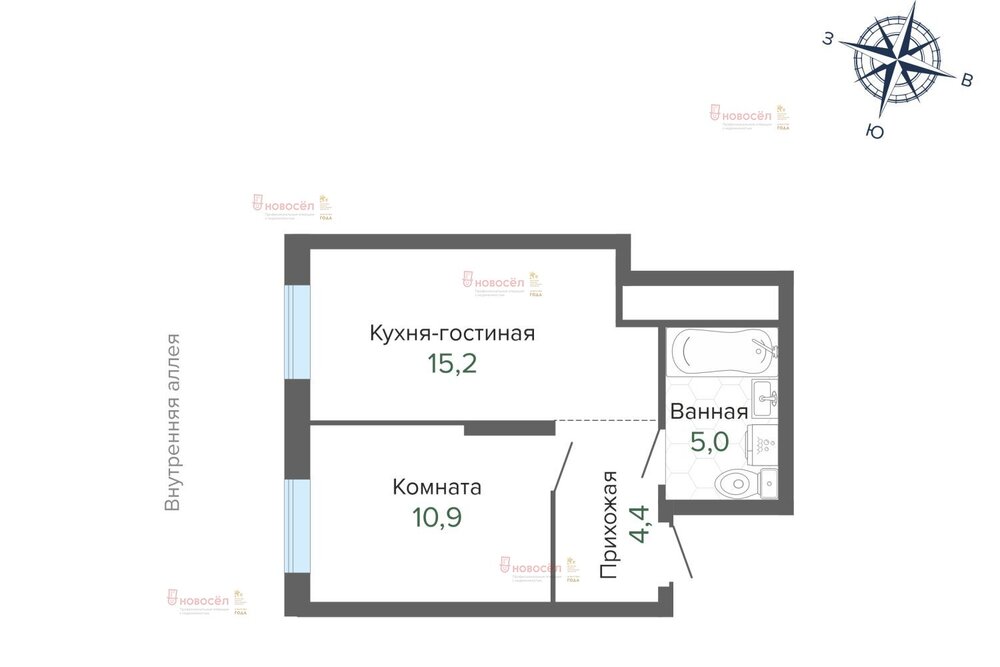 Екатеринбург, ул. Щербакова, 150 (Уктус) - фото квартиры (1)