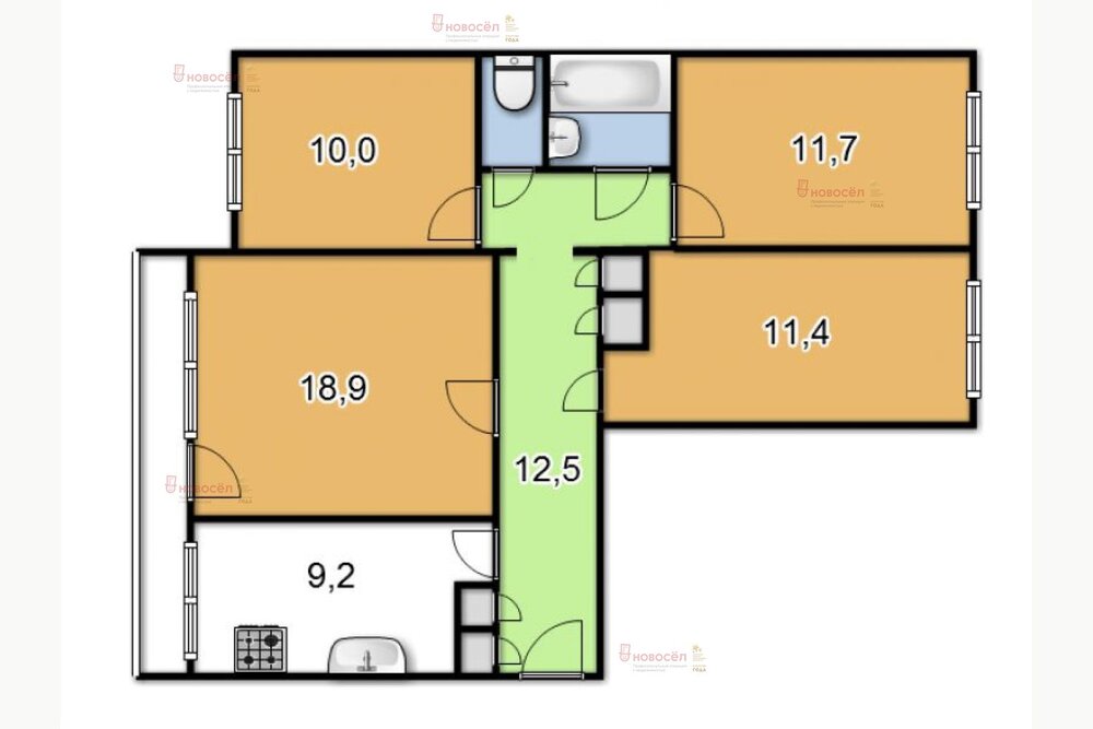 Екатеринбург, ул. 8 Марта, 189/4 (Ботанический) - фото квартиры (1)