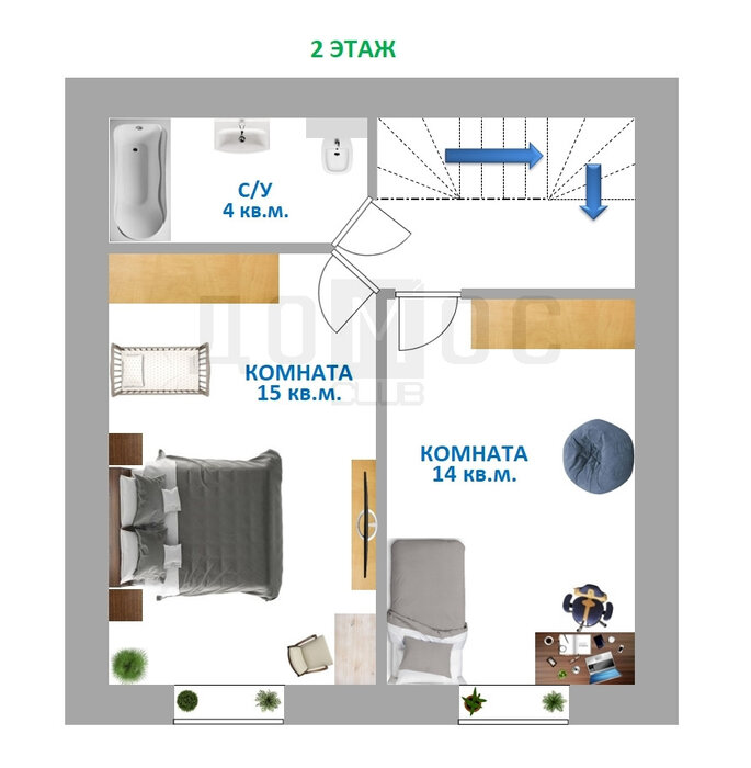 ДНП Морозовские дачи, ул. Жаркова, 35 (городской округ Полевской, с. Курганово) - фото таунхауса (2)
