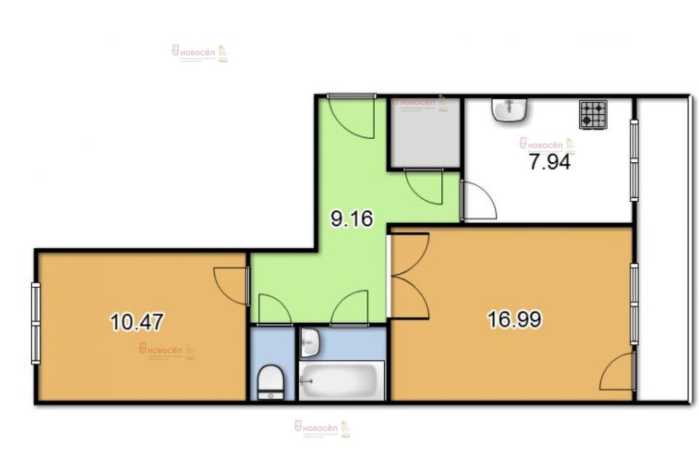 г. Верхняя Пышма, ул. Орджоникидзе, 1 (городской округ Верхняя Пышма) - фото квартиры (1)