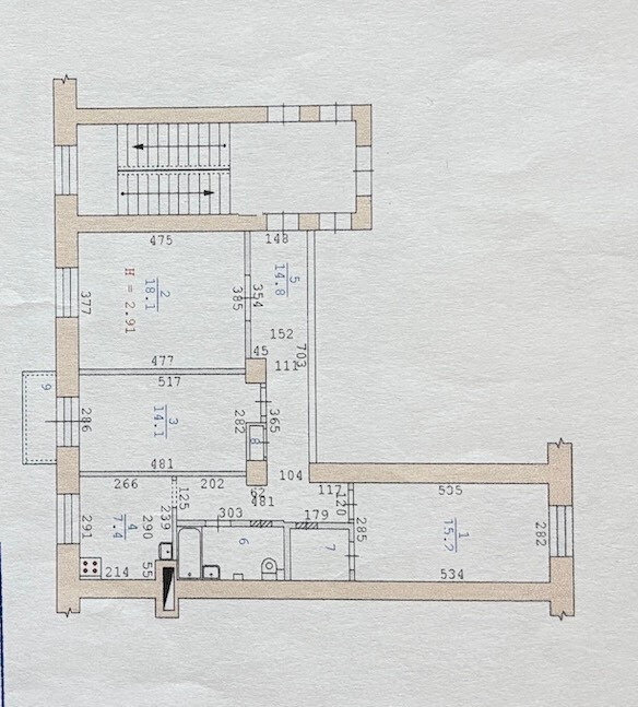 Екатеринбург, ул. Московская, 2 (ВИЗ) - фото квартиры (2)