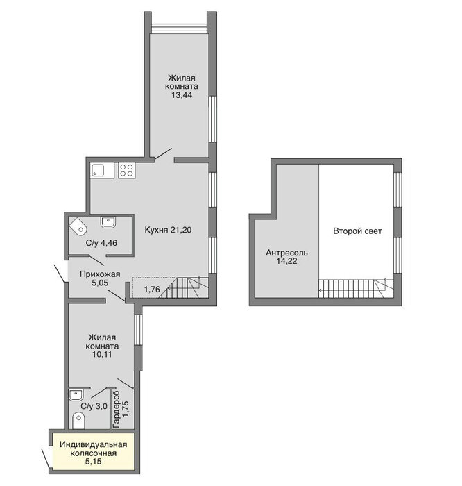 Екатеринбург, ул. Широкореченская, 58/4 (Широкая речка) - фото квартиры (2)