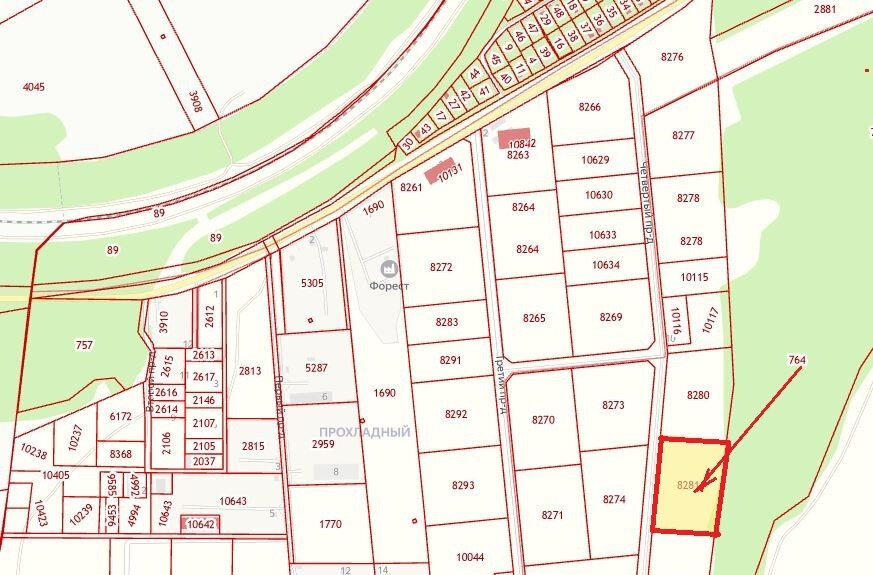 п. Прохладный, ул. Промышленной район территории Прохладный (городской округ Белоярский) - фото земельного участка (3)