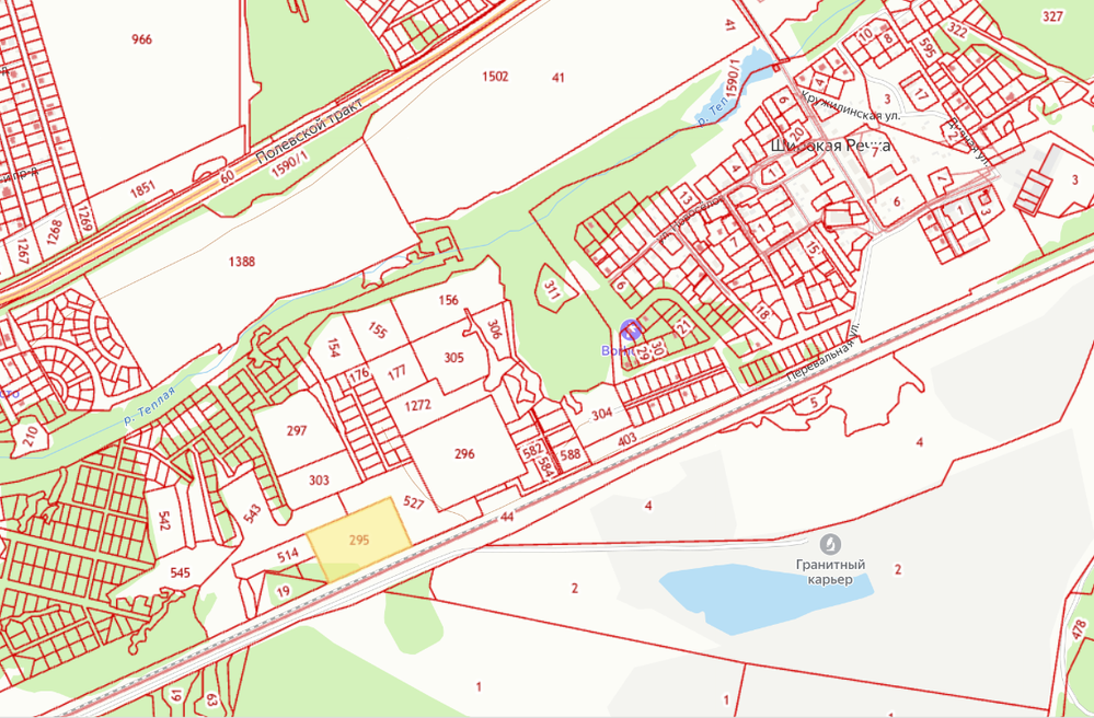 Екатеринбург, ул. п. Широкая речка - фото земельного участка (2)