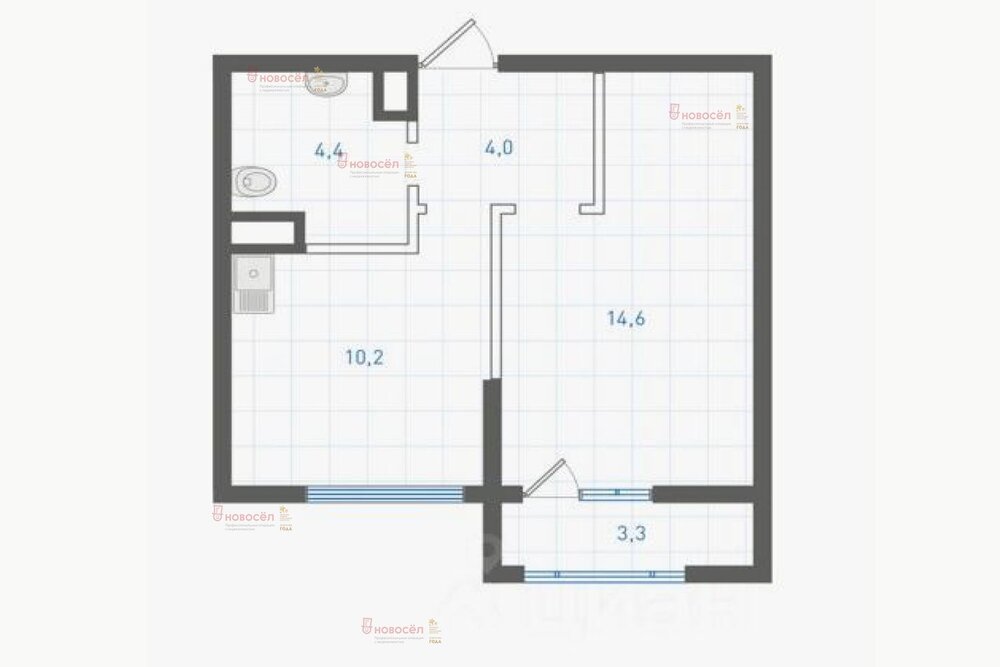 Екатеринбург, ул. Крауля, 105/6 (ВИЗ) - фото квартиры (1)