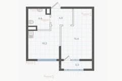 Екатеринбург, ул. Крауля, 105/6 (ВИЗ) - фото квартиры