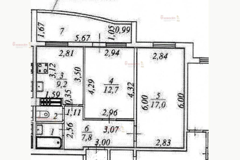 Екатеринбург, ул. Латвийская, 55 (Компрессорный) - фото квартиры (1)