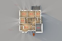 п. Бобровский, ул. Лазурная, 49 (городской округ Сысертский) - фото коттеджа