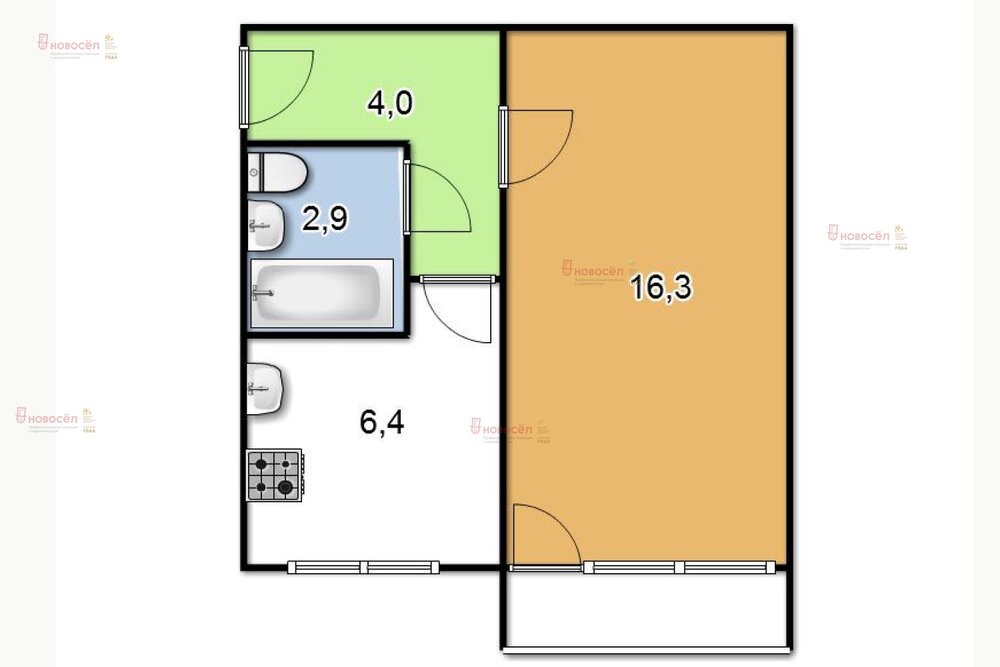 Екатеринбург, ул. Советская, 14 (Пионерский) - фото квартиры (1)