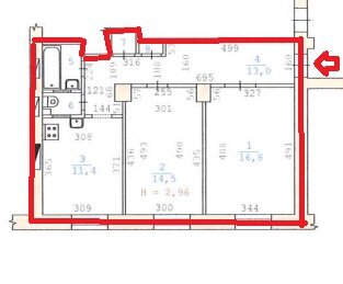 Екатеринбург, ул. Бабушкина, 20 (Эльмаш) - фото квартиры (2)